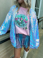 Sequin Bomber Jacket
