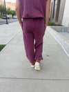 Plum Fall Joggers