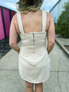 Creme Denim Dress
