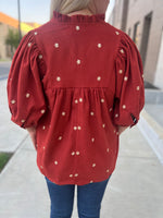 Rust Fall Blouse