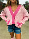 Pink Bow Cardigan