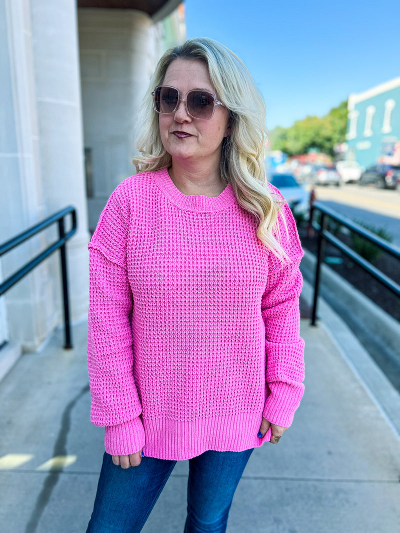 Pink Knit Sweater