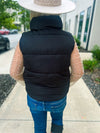 Black Puffer Vest