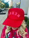 Merry Trucker Cap-Red