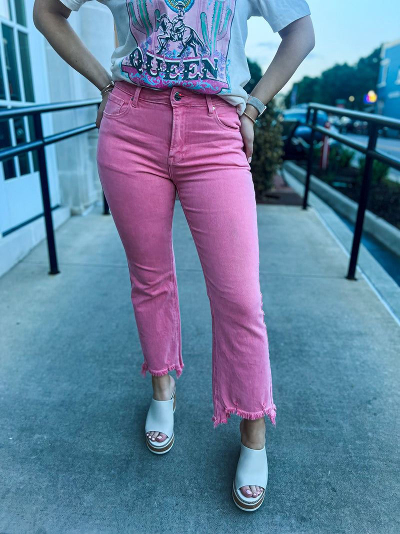 Pink Risen Jeans