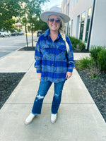 Blue Plaid Shacket