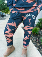 Stay Cozy Bleached Joggers