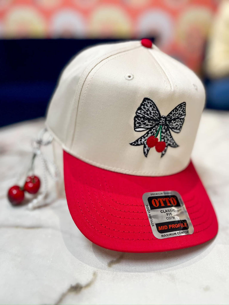 Cherry Bow Trucker Cap