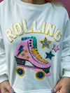Roller Skate Sequin Top