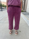 Plum Fall Joggers