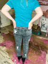 Star Studded Rhinestone Jeans
