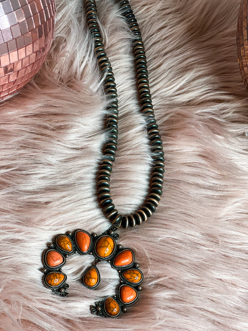 Orange Squash Necklace