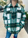 Green Plaid Shacket