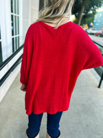 Red Round Neck Sweater