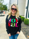 Black Joyful Pullover