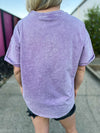 Free Spirit Graphic Tee-Purple