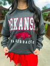 Arkansas Razorback Crewneck Pullover