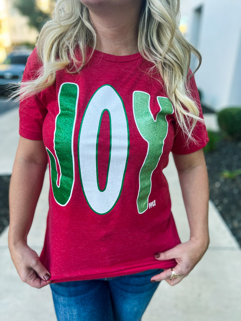 Joy Glitter Tee