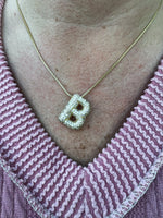 Bubble Initial Necklace