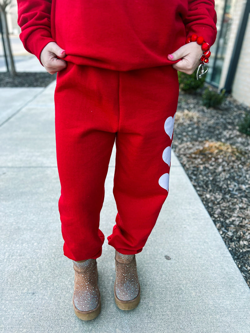 Red Heart Joggers