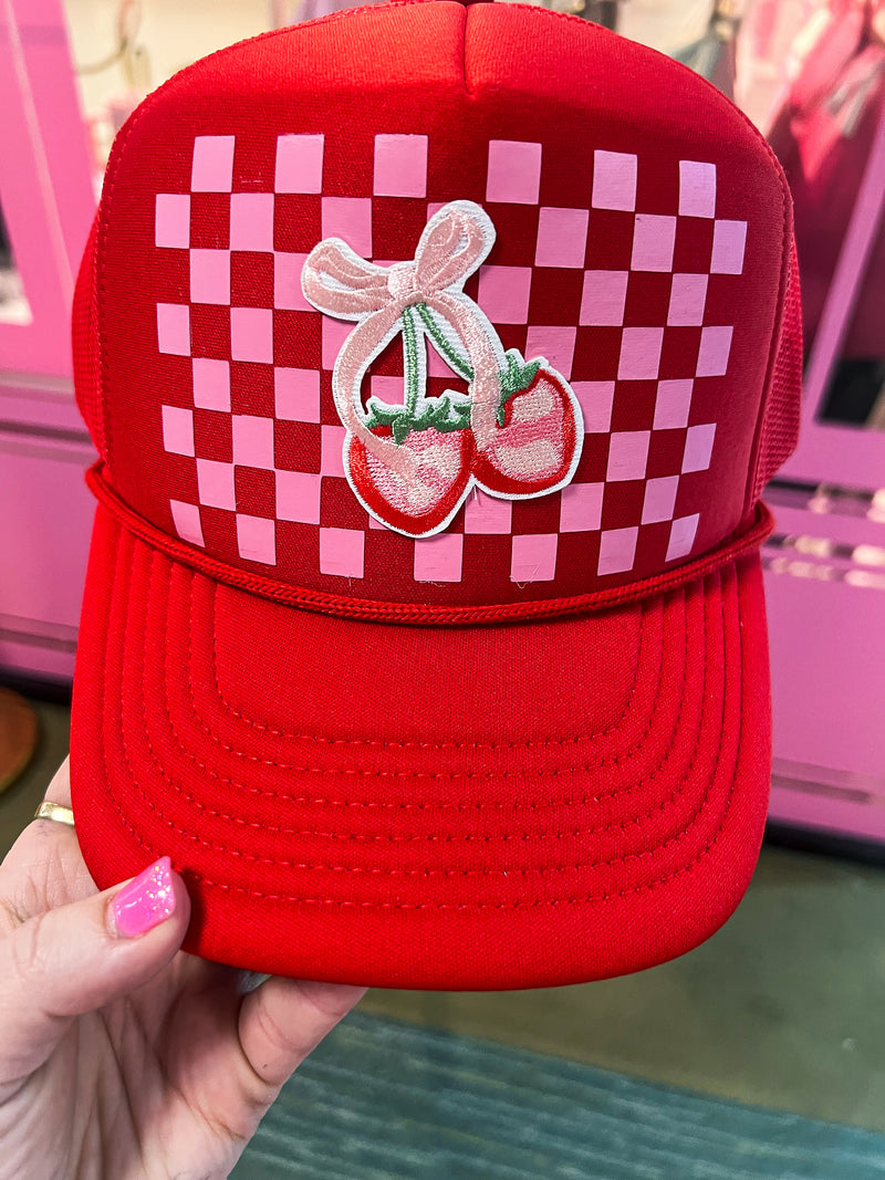 Red Cherry Trucker Hat