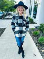 Black Plaid Shacket