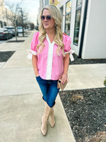 Pink Entro Bow Top