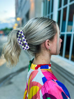 Checkered Hair Clip
