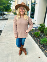 Taupe Knit Sweater