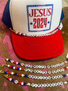 Hat Chain-Red, White, & Boujee