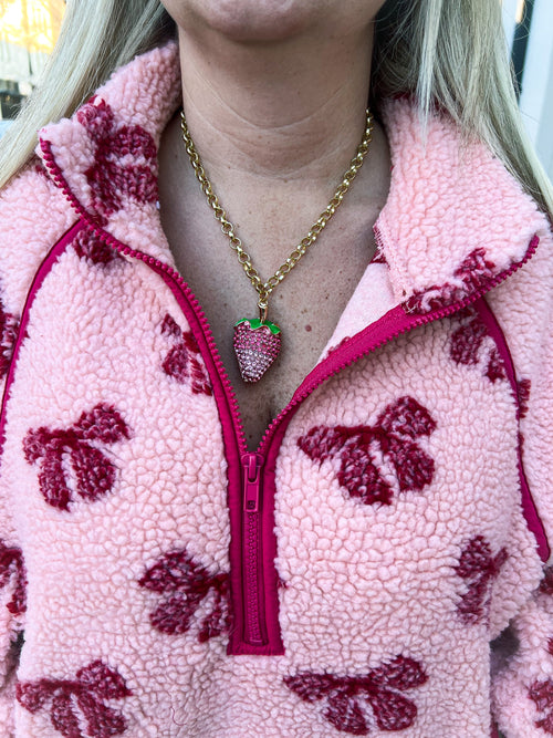 Pink Berry Necklace