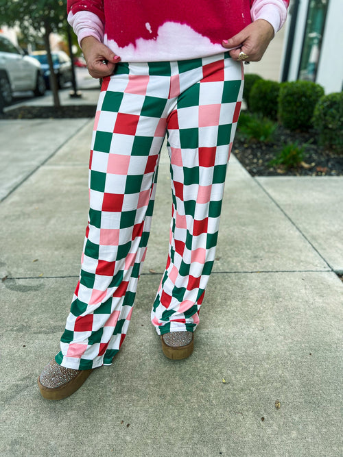 Checkered Pajama Pants