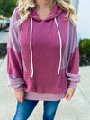 Mauve Drawstring Hoodie