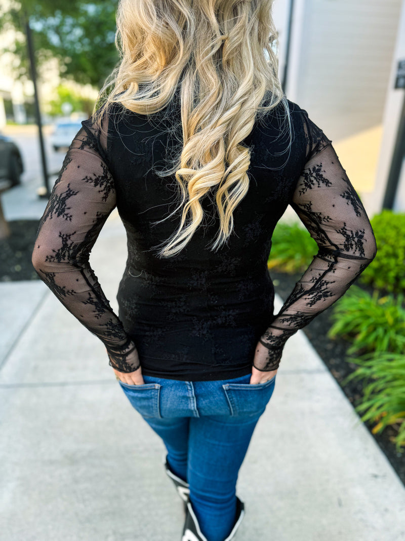 Mesh Lace Top
