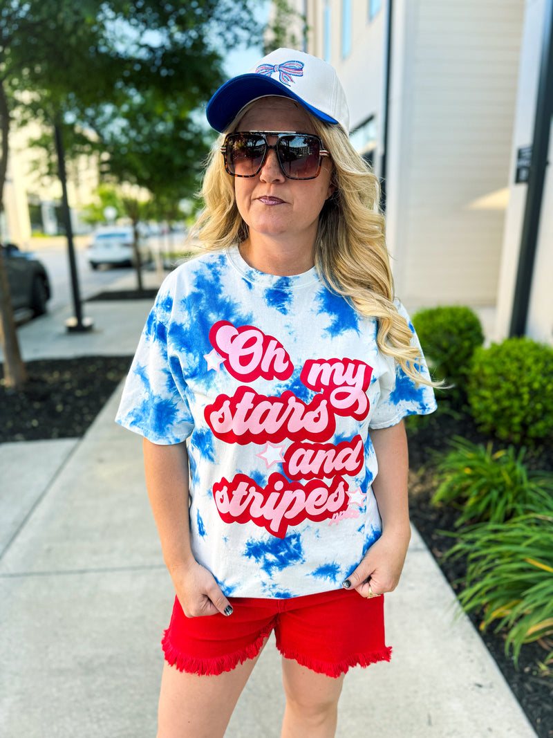 Oh My Stars Bleached Tee