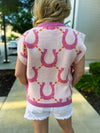 Horseshoe Sweater Vest