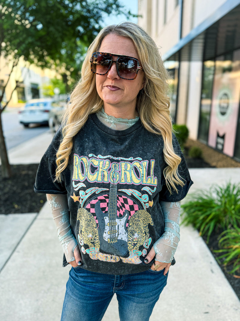 Mesh Lace Top
