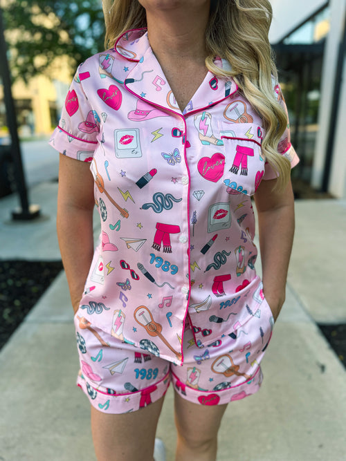 Pink Cowgirl Pajama Set