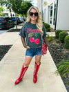 Leopard Cherry Tee