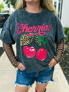 Leopard Cherry Tee