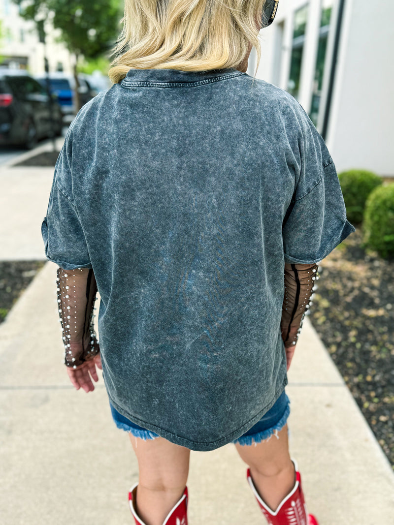 Leopard Cherry Tee