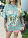 Long Live Cowgirls Tee-Green