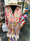 Boho Bubble Sleeve Dress