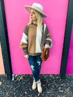 Colorblock Dolman Sweater