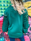 Green Sequin Top
