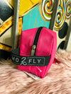 Hot Pink Fringe Travel Bag
