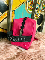 Hot Pink Fringe Travel Bag