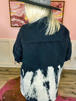 Black Tie Dyed Shacket