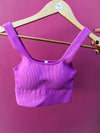 Ribbed Cropped Tank
