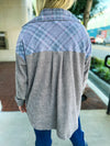 Gray Plaid Button Down